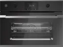 Компактный духовой шкаф с микроволнами Kuppersbusch CBM 6350.0 GPH 3 Silver Chrome