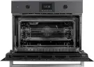 Компактный духовой шкаф с микроволнами Kuppersbusch CBM 6350.0 GPH 3 Silver Chrome