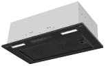 Вытяжка кухонная MEFERI INBOX52BK SENSOR COMFORT, 52 см, встраиваемая, черная, производительность 950 м3/ч, 3 скорости, низкий уровень шума, режимы отвод и циркуляция, сенсорное управление, пульт дистанционного управления, гарантия 3 года