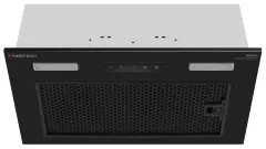 Вытяжка кухонная MEFERI INBOX52BK SENSOR COMFORT, 52 см, встраиваемая, черная, производительность 950 м3/ч, 3 скорости, низкий уровень шума, режимы отвод и циркуляция, сенсорное управление, пульт дистанционного управления, гарантия 3 года