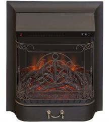 Каминокомплект Interflame Мартин темный дуб с очагом Majestic FX M Black