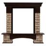 Портал Firelight Forte Wood Classic камень коричневый/шпон темный дуб