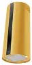 Вытяжка кухонная цилиндрическая островная MEFERI TUBE40GOLD ISLA COMFORT PLUS, 40 см, золотая, производительность 1200 м3/ч, 5 скоростей, режимы отвод и рециркуляция, сенсорное управление, гарантия 3 года