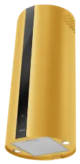 Вытяжка кухонная цилиндрическая островная MEFERI TUBE40GOLD ISLA COMFORT PLUS, 40 см, золотая, производительность 1200 м3/ч, 5 скоростей, режимы отвод и рециркуляция, сенсорное управление, гарантия 3 года