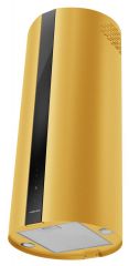 Вытяжка кухонная цилиндрическая островная MEFERI TUBE40GOLD ISLA COMFORT PLUS, 40 см, золотая, производительность 1200 м3/ч, 5 скоростей, режимы отвод и рециркуляция, сенсорное управление, гарантия 3 года