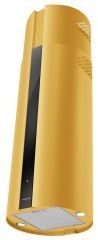 Вытяжка кухонная цилиндрическая островная MEFERI TUBE40GOLD ISLA COMFORT PLUS, 40 см, золотая, производительность 1200 м3/ч, 5 скоростей, режимы отвод и рециркуляция, сенсорное управление, гарантия 3 года