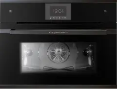 Компактный духовой шкаф с паром Kuppersbusch CBD 6550.0 S2 Black Chrome