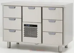 Стол холодильный Happy Chef TC GH 3-CBR-3, для хранения продуктов