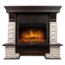 Каминокомплект Firelight Pietra Nuovo 25 с очагом Electrolux EFP/P-2520LS сланец белый/шпон темный дуб