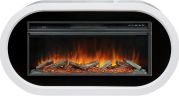 Каминокомплект Royal Flame Ellipse с очагом Vision 42 LOG LED белый с черным