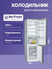 Холодильник BOSCH KGN39LB30U