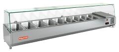 Настольная холодильная витрина для ингредиентов HICOLD VRX 1400 1/3