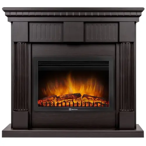 Каминокомплект Firelight Colonna 25 с очагом Electrolux EFP/P-2520LS шпон венге