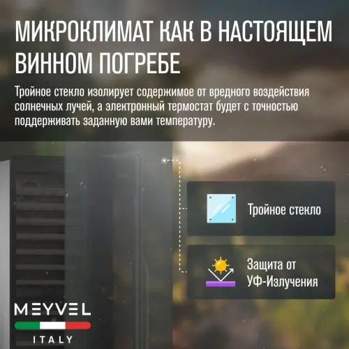 Винный шкаф Meyvel MV83-KBB2