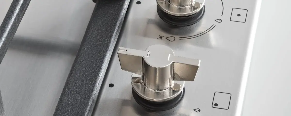 Встраиваемая газовая варочная панель Bertazzoni, конфорка dual wok сбоку, 90 см, нержавеющая сталь