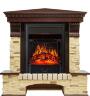 Каминокомплект Royal Flame Pierre Luxe сланец угловой с очагом Majestic FX Black