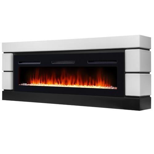 Каминокомплект Firelight Moderno Long с очагом Electrolux Infinity EFP/P-1600ULS белый