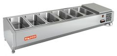 Настольная охлаждаемая витрина для ингредиентов HICOLD VRTO 1390 1/3