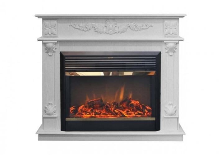 Каминокомплект RealFlame Philadelphia 25,5/26 WT с очагом MoonBlaze LUX Brass