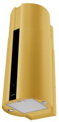 Вытяжка кухонная цилиндрическая настенная MEFERI TUBE40GOLD COMFORT PLUS, 40 см, золотая, производительность 1200 м3/ч, 5 скоростей, режимы отвод и рециркуляция, сенсорное управление, гарантия 3 года
