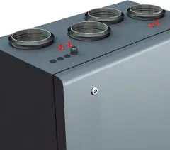 Приточно-вытяжная вентиляционная установка Lessar LV-RACU 700 VEL-2,0-1 EC E15