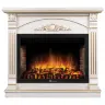 Каминокомплект Firelight Barocco 30 с очагом Electrolux EFP/P-3020LS шпон белый дуб с золотой патиной