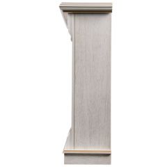 Каминокомплект Firelight Barocco 30 с очагом Electrolux EFP/P-3020LS шпон белый дуб с золотой патиной