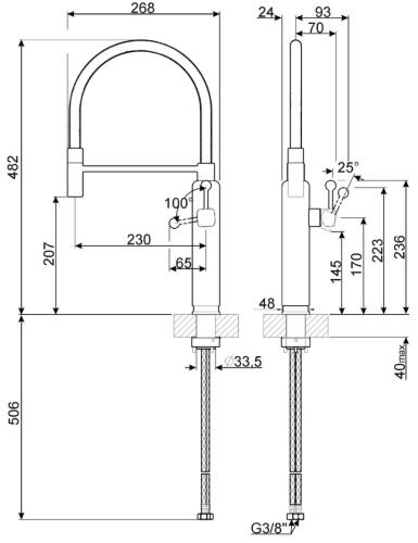 Смеситель Smeg MDF50PB