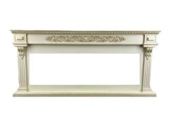 Портал Interflame Вена бежевый с золотой патиной под очаг FreeSpace 60 LED FX QZ