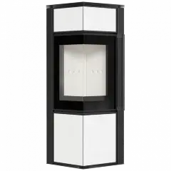 Печь Kratki PRO TORA/S, 8 кВт, белое стекло