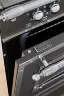Варочный центр Bertazzoni, 6 газовых конфорок и многофункциональный электрический шкаф, Heritage, 90 см, черный