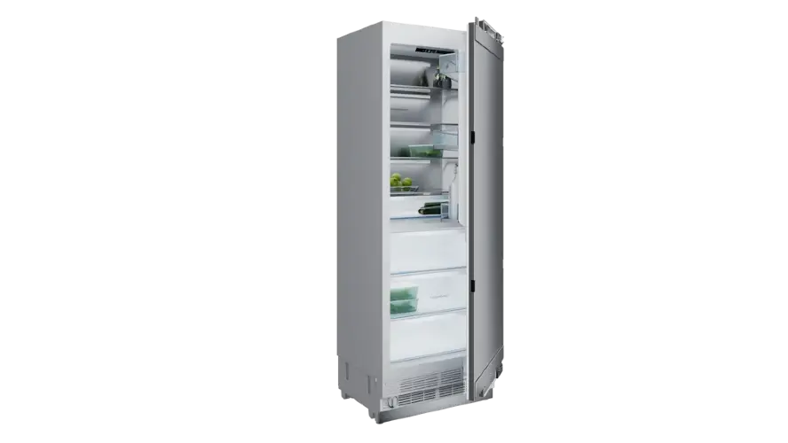 Встраиваемая холодильная камера Kuppersbusch FKFX 9800.0i -E с дверью из нержавеющей стали