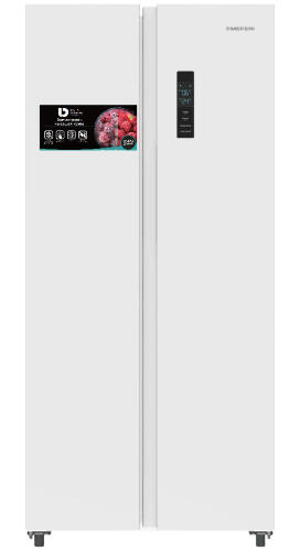 Холодильник отдельностоящий с инвертором MEFERI MFR78WH TOTAL NO FROST SIDE BY SIDE ULTRA