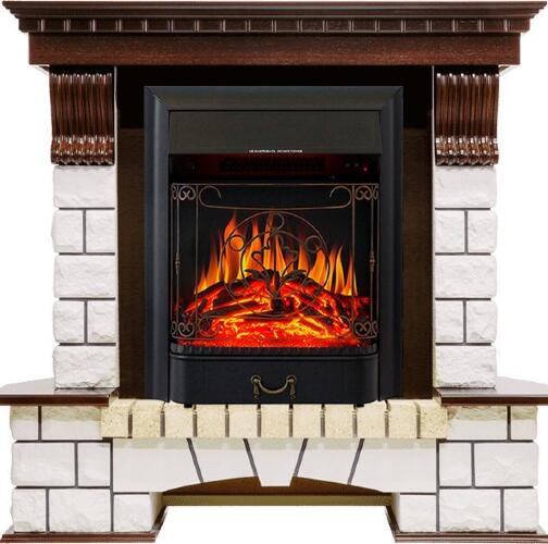 Каминокомплект Royal Flame Pierre Luxe с очагом Majestic FX Black