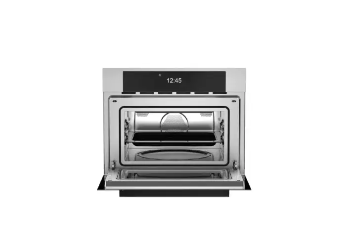 Компактный духовой шкаф Bertazzoni Modern, комбинированный с микроволновой печью, 60x45 см, нержавеющая сталь