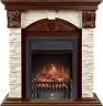 Каминокомплект Royal Flame Dublin (Разборный) с очагом Fobos FX Black орех каньон/сланец