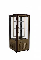 Шкаф холодильный D4 VM 120-2 (R120Cвр Carboma) (0109-0102 корич-золотой)