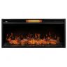 Каминокомплект Royal Thermo Aurora RTFP/P-AR40LS + портал Firelight Porto 42/40/36 камень черный/шпон венге