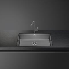 Мойка Smeg Mira VSTR71DKX темная нержавеющая сталь