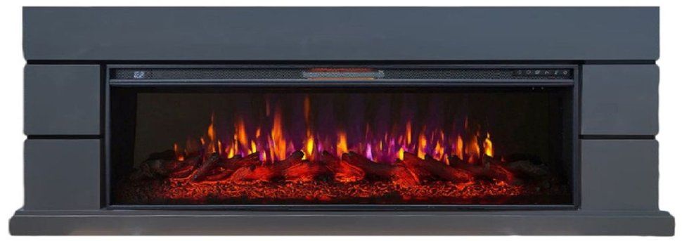 Каминокомплект Interflame Норд с очагом FreeSpace 60 LED FX QZ графит