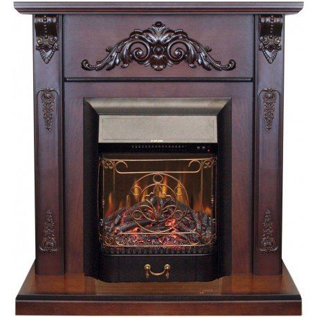 Каминокомплект RealFlame Anita STD/EUG AO с очагом Majestic Lux Black S