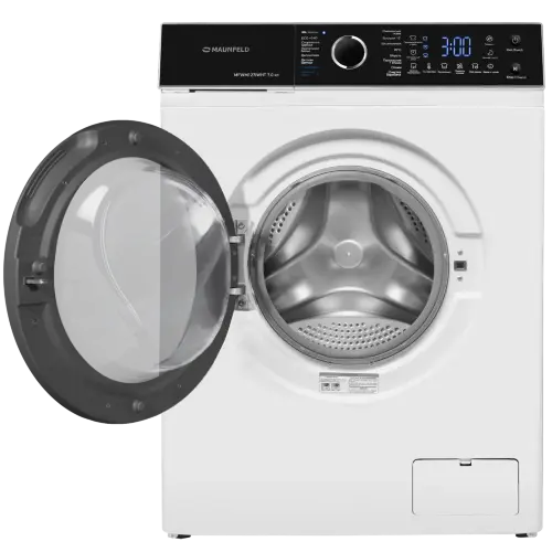 Стиральная машина c инвертором и паром MAUNFELD MFWM127IWHT