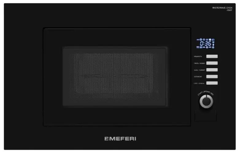 Микроволновая печь встраиваемая MEFERI MMO6020BK SLIM POWER