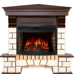 Каминокомплект Royal Flame Pierre Luxe угловой c очагом Dioramic 25 FX