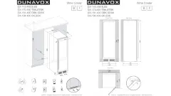 Винный шкаф Dunavox DX-143.468B