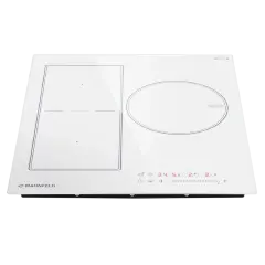 Индукционная варочная панель с объединением зон Bridge Induction MAUNFELD CVI453SBWH Inverter