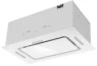 Вытяжка кухонная MEFERI INBOX52WH GLASS ULTRA, 52 см, встраиваемая, белая, стекло, производительность 900 м3/ч, 3 скорости, низкий уровень шума, режимы отвод и рециркуляция, гарантия 3 года