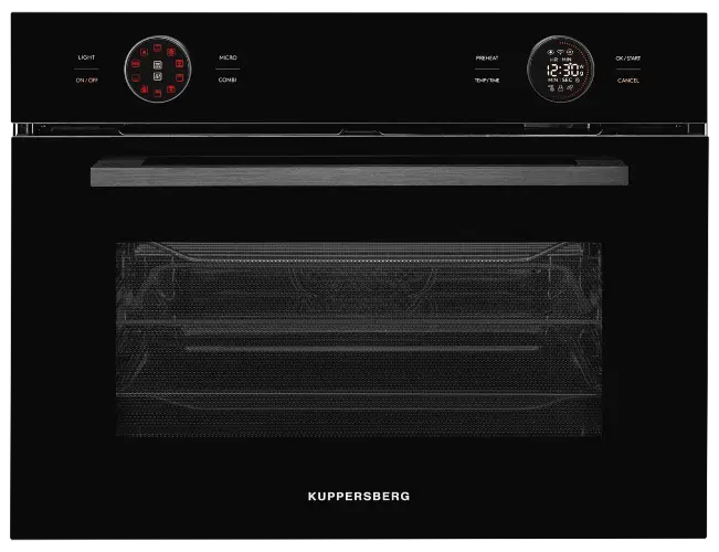 Духовой шкаф электрический с функцией СВЧ KMW 612 Black