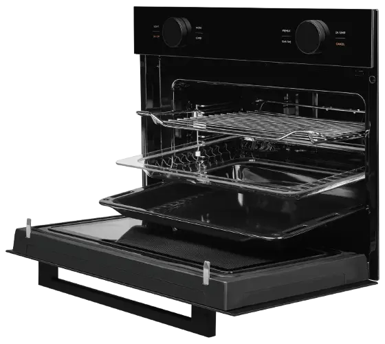 Духовой шкаф электрический с функцией СВЧ KMW 612 Black