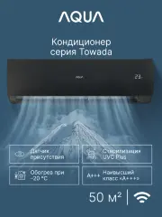 Сплит-система Aqua AQI-50FIS1/R3-B(IN)/AQI-50FIS1/R3-B(OUT) Towada Inverter Black